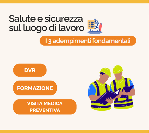 Nuova assunzione: Sicurezza, Formazione e Visita medica preventiva